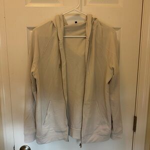 Quince bone Zip-Up Hoodie